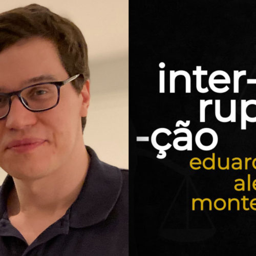 Livro Interrupção, Eduardo Aleixo Monteiro